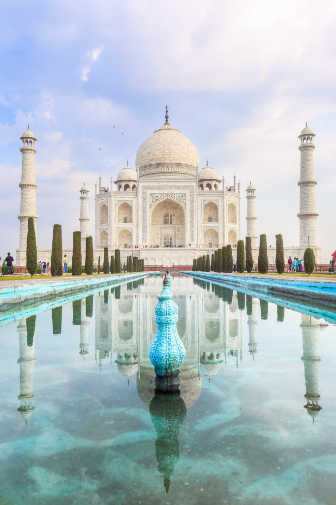 North India Tour featuring the iconic Taj Mahal in Agra, one of India's most famous heritage landmarks.